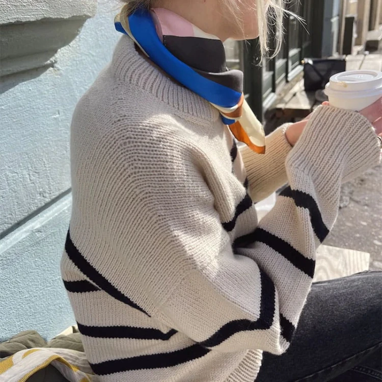Wzór PetiteKnit / Marseille Sweater - w języku angielskim