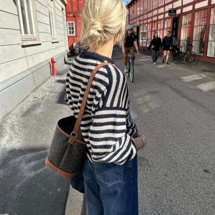 Wzór PetiteKnit / Olga Sweater - w języku angielskim + tłumaczenie PL