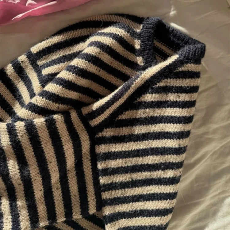 Wzór PetiteKnit / Olga Sweater - w języku angielskim + tłumaczenie PL