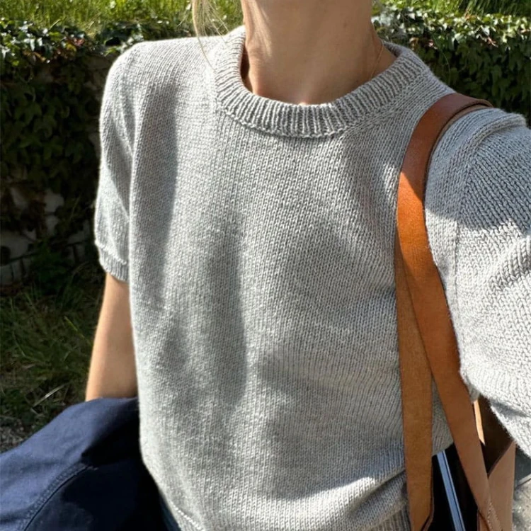 Wzór PetiteKnit / Poppy Tee - w języku angielskim