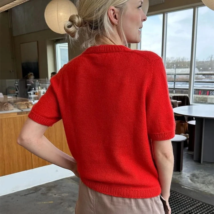 Wzór PetiteKnit / Poppy Tee - w języku angielskim