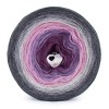 KOKONEK_Merino 9K 01 - Ciemny szary/średni szary melanż/szary melanż/jasny szary/brudny róż/ametyst/blady fiolet/blady fiolet melanż/burak, 3 nitki, 1400 m, 300 g - GOTOWY