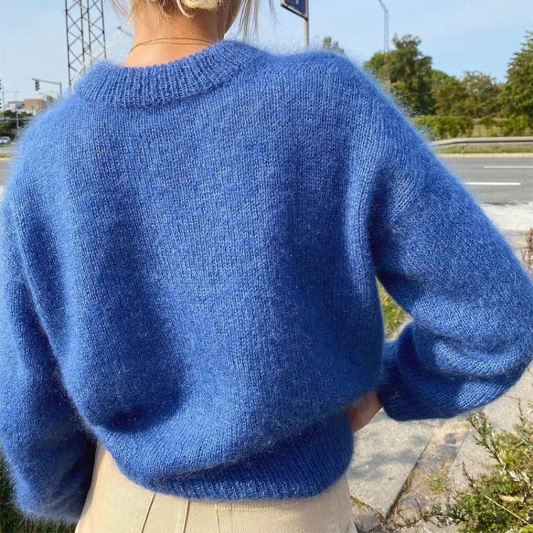 Wzór PetiteKnit / Stockholm Sweater V-Neck - w języku angielskim