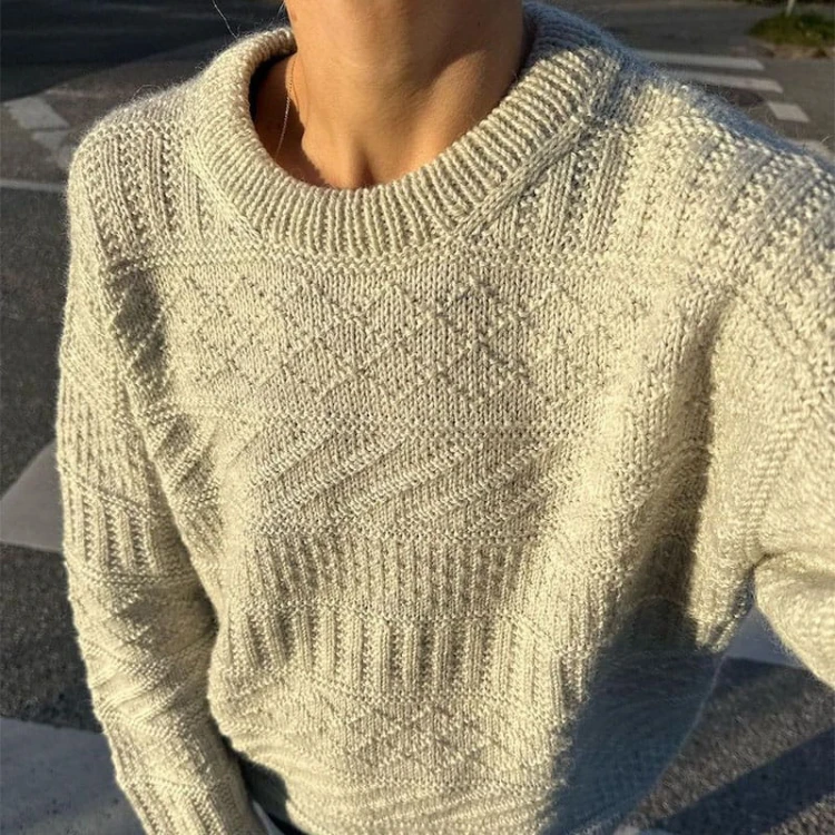 Wzór PetiteKnit / Storm Sweater - w języku angielskim