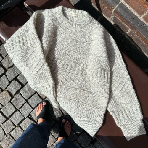Wzór PetiteKnit / Storm Sweater - w języku angielskim