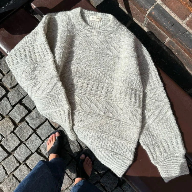 Wzór PetiteKnit / Storm Sweater - w języku angielskim