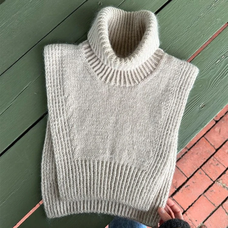 Wzór PetiteKnit / Terrazzo Neck - w języku angielskim