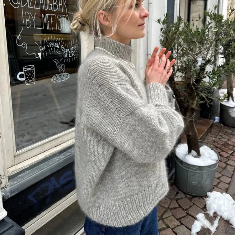 Wzór PetiteKnit / Weekend Sweater - w języku angielskim