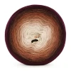 KOKONEK Merino 9K 21 - Wino/wino melanż/miedź melanż/toffi/ciepły brąz/karmel melanż/ciepły beż/jasny beż/krem / 3 nitki / 1400 m / 300 g