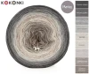 KOKONEK Merino 9K 23 - Ciemny szary/średni szary/szary melanż/jasny szary/safari/lniany/popielaty (nowy)/cappuccino/orzech melanż / 3 nitki / 1400 m / 300 g