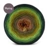 KOKONEK Merino 9K 24 - Butelkowa zieleń/ciemna zieleń/zieleń/jasna zieleń/oliwka/guacamole/khaki/ciemny beż/karmel melanż / 3 nitki / 1400 m / 300 g