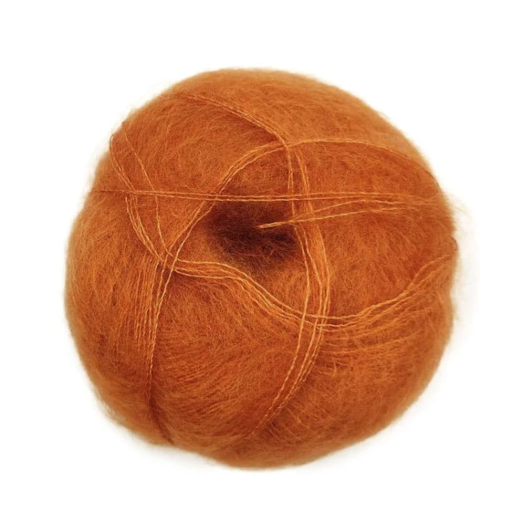 Włóczka Mohair by Canard Brushed Lace 3014 / rdza