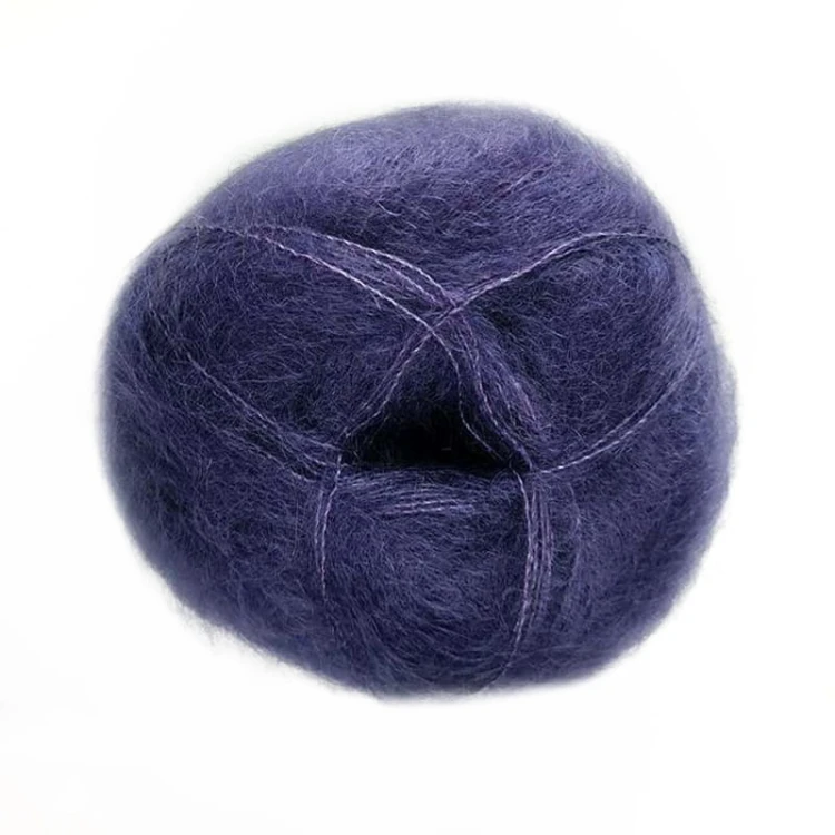 Włóczka Mohair by Canard Brushed Lace 3032 / śliwka