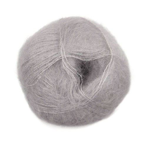 Włóczka Mohair by Canard Brushed Lace 3079 / jasny szary