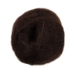 Příze Mohair by Canard Brushed Lace 3041 / černá káva