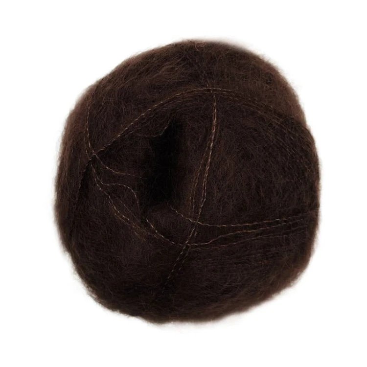 Włóczka Mohair by Canard Brushed Lace 3041 / czarna kawa