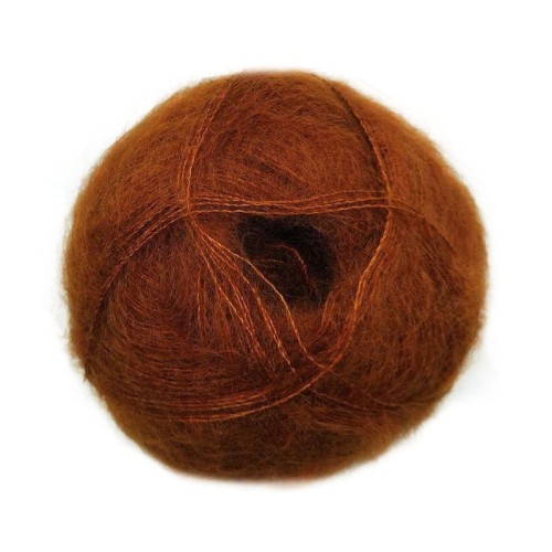 Włóczka Mohair by Canard Brushed Lace 3048 / rudy