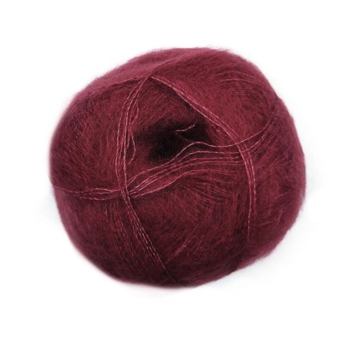 Włóczka Mohair by Canard Brushed Lace 3017 / wiśnia