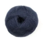 Włóczka Mohair by Canard Brushed Lace 3002 / burzowy niebieski