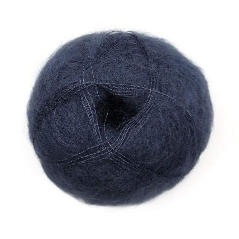 Włóczka Mohair by Canard Brushed Lace 3002 / burzowy niebieski