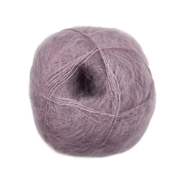 Włóczka Mohair by Canard Brushed Lace 3011 / blady fiolet