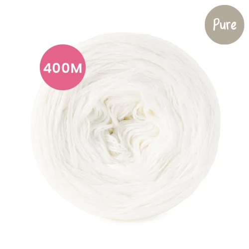 KOKONEK Pure Mono jeden kolor - krem / 400 m