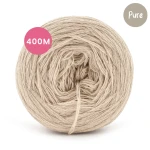 KOKONEK Pure Mono jeden kolor - chałwa / 400 m