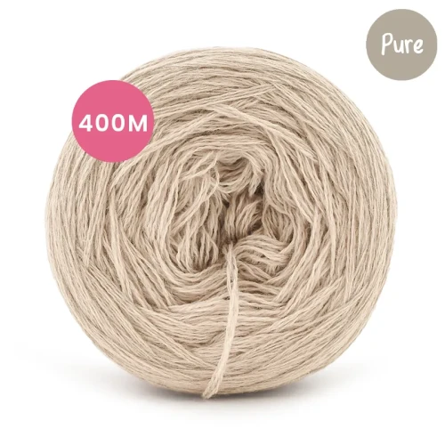 KOKONEK Pure Mono jeden kolor - chałwa / 400 m