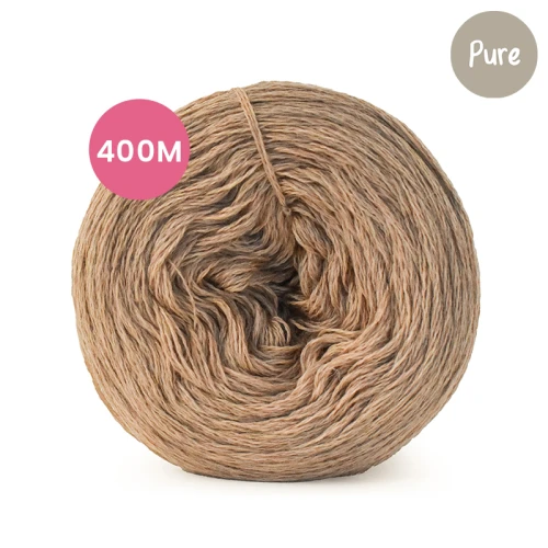 KOKONEK Pure Mono jeden kolor - biszkopt / 400 m