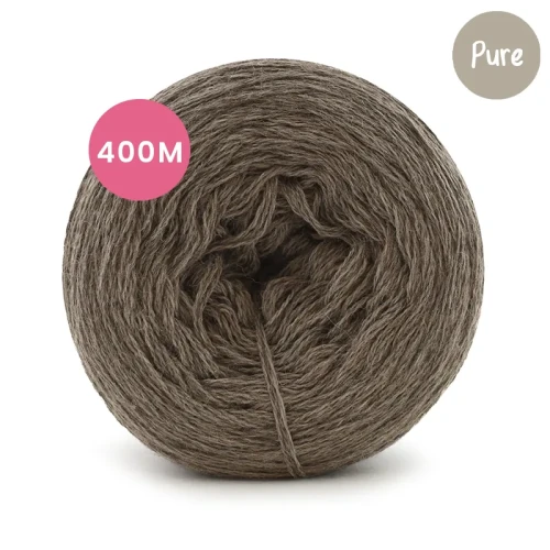 KOKONEK Pure Mono jeden kolor - orzech melanż / 400 m