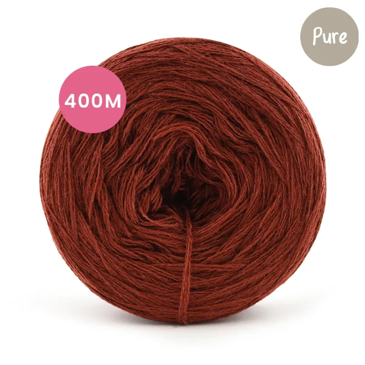 KOKONEK Pure Mono jeden kolor - mahoń / 400 m