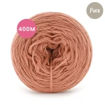 KOKONEK Pure Mono jeden kolor - morela / 400 m