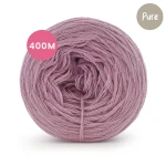 KOKONEK Pure Mono jeden kolor - wrzos / 400 m