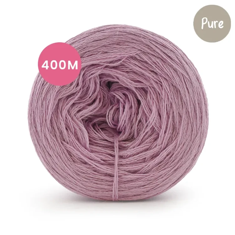 KOKONEK Pure Mono jeden kolor - wrzos / 400 m