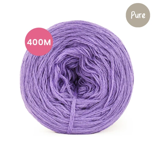 KOKONEK Pure Mono jeden kolor - jasny fiolet / 400 m
