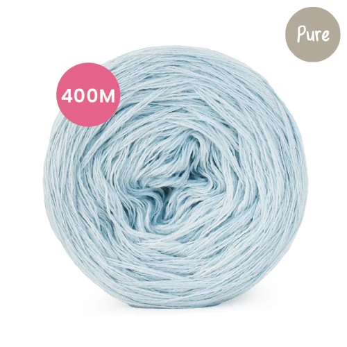 KOKONEK Pure Mono jeden kolor - baby blue / 400 m
