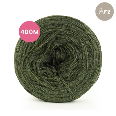 KOKONEK Pure Mono jeden kolor - khaki / 400 m