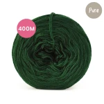 KOKONEK Pure Mono jeden kolor - głęboka zieleń / 400 m