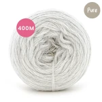 KOKONEK Pure Mono jeden kolor - księżycowy / 400 m