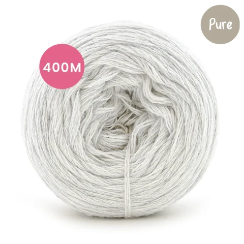KOKONEK Pure Mono jeden kolor - księżycowy / 400 m