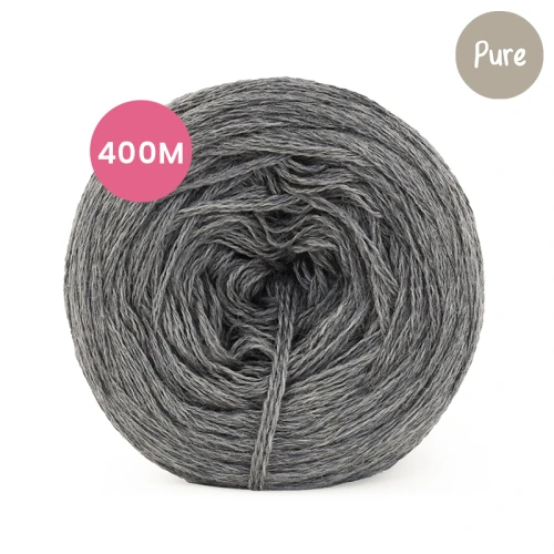 KOKONEK Pure Mono jeden kolor - szary / 400 m