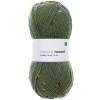 Włóczka skarpetkowa Rico Design Superba Tweed 4ply 005 / paproć