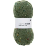 Włóczka skarpetkowa Rico Design Superba Tweed 4ply 005 / paproć