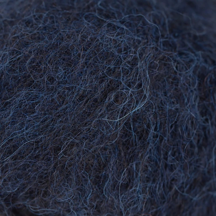 Włóczka Drops Brushed Alpaca Silk 42 / ciemnogranatowy