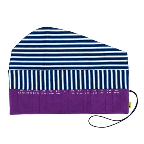 Etui Della Q na szydełka Roll case linen / violet