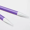 Druty KRÓTKIE do wymiennych żyłek KnitPro Zing SPECIAL - metalowe 7mm