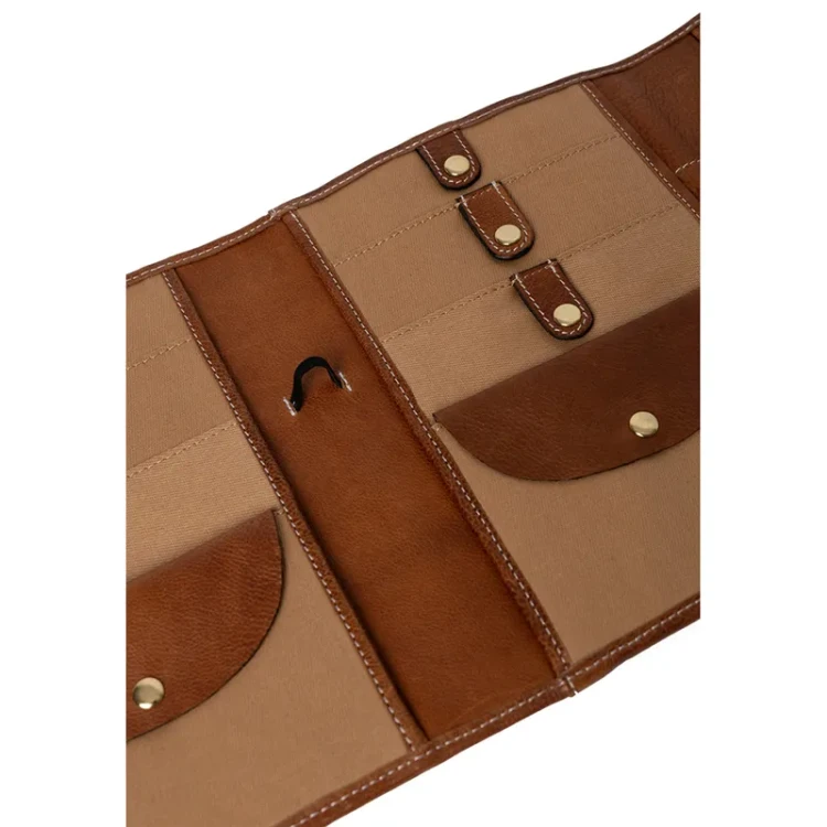 Etui / organizer / RE:DESIGNED / Project 14 / skóra / walnut / gold