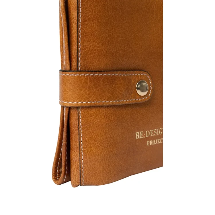 Etui / organizer / RE:DESIGNED / Project 34 / skóra / burned tan / gold