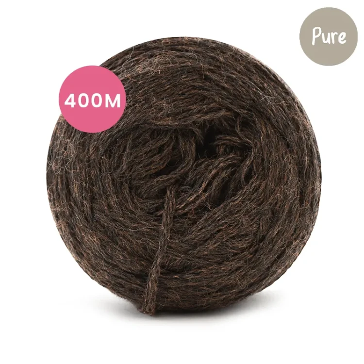 KOKONEK Pure Mono jeden kolor - trufla / 400 m