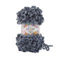 Włóczka Alize Puffy Fine 087 / ciemny szary